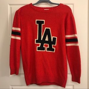 Forever 21 red white and blue LA Sweater